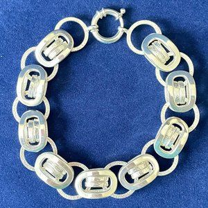 Sterling 8 1/2” Bracelet 44 grams